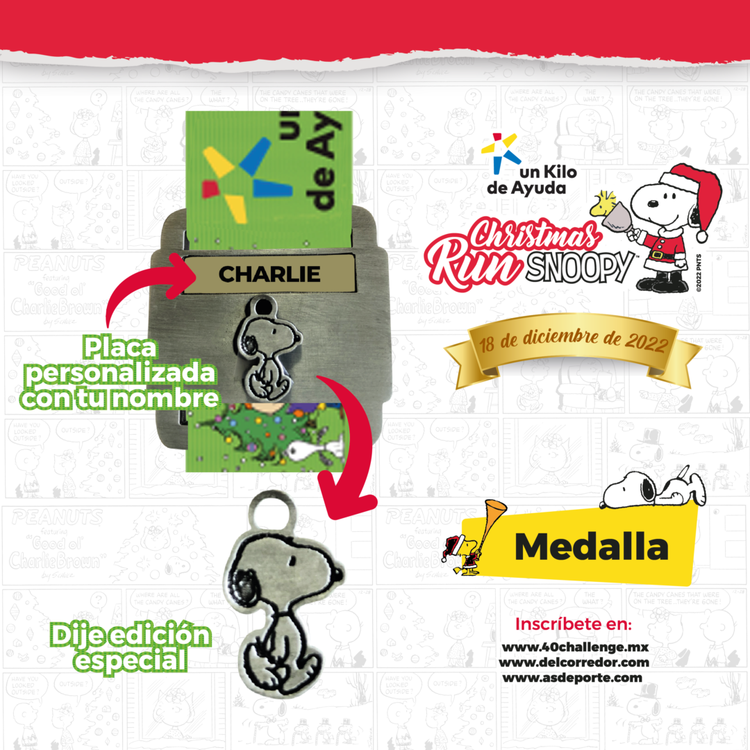 Carrera Christmas Run Snoopy Un Kilo de Ayuda - Un Kilo de Ayuda